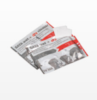 SATA 75358 Набор чистящих влажных салфеток (10 шт.) для респираторов