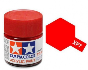 XF-7 Краска Tamiya Flat red (Красный матовый) 10 мл