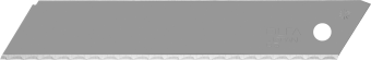 OLFA OL-LWB-3B Лезвие несегментированное, серрейторная заточка, 18 мм, 3 шт.