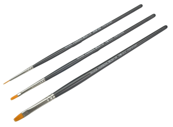 Tamiya 87067 Набор из трех кисточек (Standart Set)