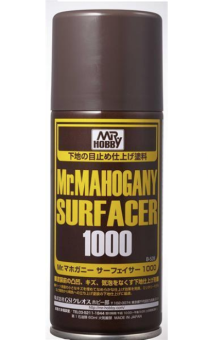 Mr. Hobby Краска-грунтовка в баллончике Mr. Mahogany Surfacer 1000, 170 мл
