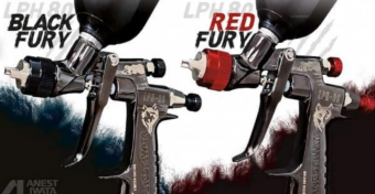 Миникраскопульт Iwata LPH-80 1,2 мм, ограниченный выпуск, бачок RED 70 мл