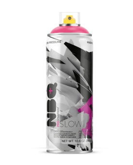 Краска аэрозольная NBQ SLOW / N039 розовый MAGENTA, 400 мл
