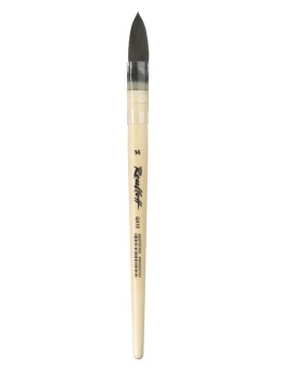 Кисть Roubloff серии QA10 №14, белка микс, круглая, короткая ручка