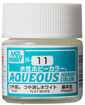 Mr. Hobby Краска 10 мл H11 FLAT WHITE