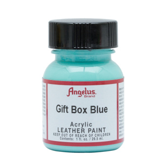 Краска для кожи и ткани Angelus Leather Acrylic Paint 174 Gift box blue, 29,5 мл