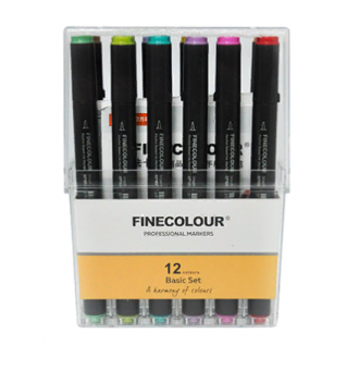 Набор Finecolour mini Brush 12 цветов