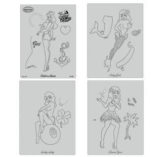 Трафарет Artool SAILOR GIRLIES MINI SERIES (FH SG MS)