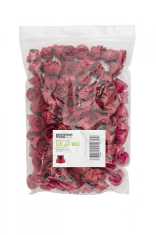 Кэп Montana Flat Jet Cap Wide, красный с черной вставкой, флэтджэт широкий (уп. 50 шт.)