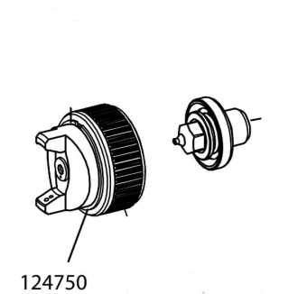 SATA 124750 Уплотнительное кольцо головки дюзы для minijet 3000B и 1000K