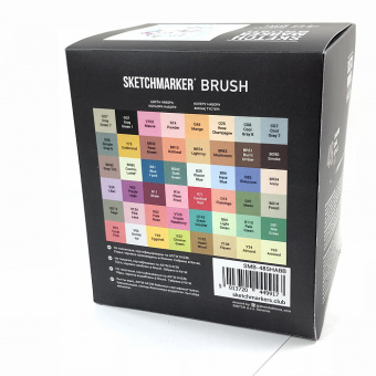 Набор маркеров Sketchmarker Brush Shabby Chic Style (48 шт. в пластиковом кейсе)