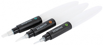 Набор кистей Derwent "Waterbrush" №1, 2 и 3 (3 шт., с резервуаром)
