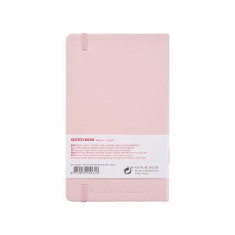 Royal Talens Блокнот для зарисовок Art Creation 140 г/кв. м, 13*21 см, 80 листов, твердая обложка розовая