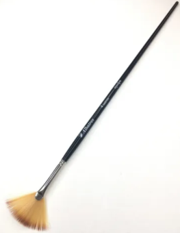 Кисть Альбатрос серии Профи, синтетика, веерная №4