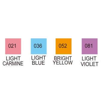 Набор маркеров ZIG Clean Color Real Brush Pale (4 цвета)