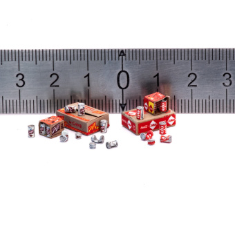 MiniWarPaint Schlitz + Coca-Cola банки 0,35 ml 1960-1970, размер L