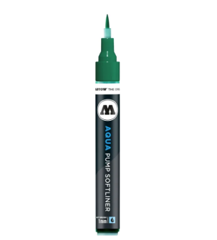 Маркер Molotow GRAF-X Aqua Pump Softliner 1 мм dark green 015 (темно-зеленый)