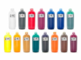 Комплект красок Exmix из 15 базовых цветов (500 мл)