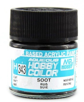 Mr. Hobby Краска 10 мл H343 SOOT