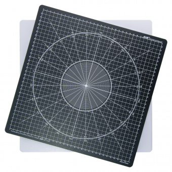 JAS 4507 Коврик для резки вращающийся самовосстанавливающийся 4-слойный, 350 х 350 мм