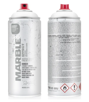 Аэрозольная краска Montana MARBLE White/ мрамор-эффект белый, 400 мл