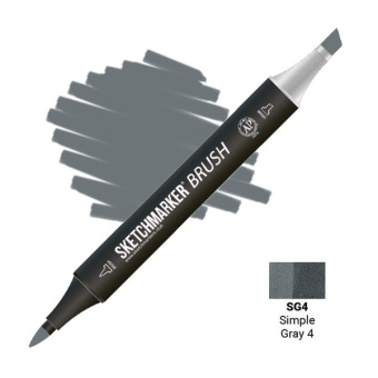 Маркер SKETCHMARKER Brush SG4 Simple Gray 4