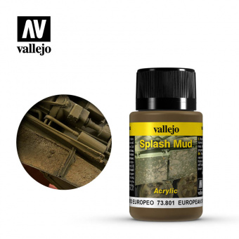 73801 Краска Vallejo European Splash Mud (Европейские брызги грязи)