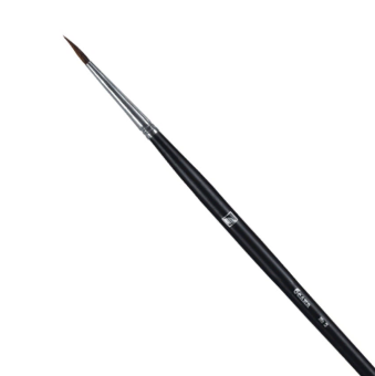 Кисть Альбатрос серии Мастер, из волоса белки, круглая №2, короткая ручка