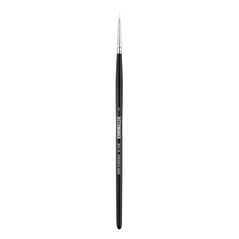 Кисть для акрила Sketchmarker 351 №1, жесткая синтетика, круглая, ручка короткая