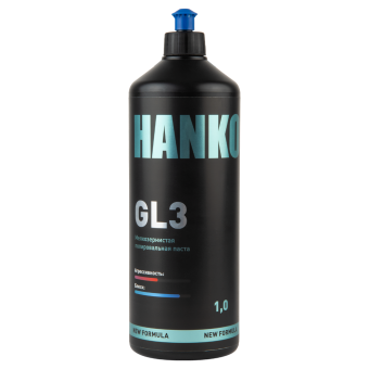 HANKO GL3 NEW FORMULA Мелкозернистая паста 1,0 л для удаления риски от абразивов Р3000-5000