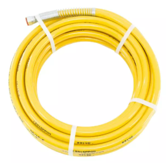 HYVST  Шланг высокого давления 500 бар, 1/4" NPSM, 15.2 м с пружиной (цвет жёлтый)