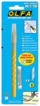 OLFA OL-AK-1/5B Нож с перовым лезвием, 6 мм