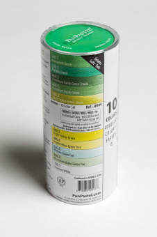 Набор PanPastel Greens – Зелень (10 цветов)