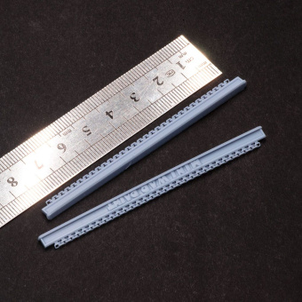 MiniWarPaint Цепь с прямоугольным звеном 1,5х2,0х0,5 мм размер М