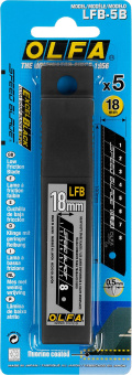 OLFA OL-LFB-5B Лезвия сегментированные 18 мм, 5 шт.