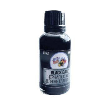 Хася Моделист Чёрная основа для металликов, Black Base, 30 мл