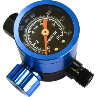 HUBERTH AR201160B Манометр стрелочный с регулятором на ручку пистолета