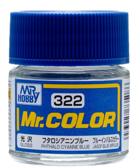 Mr. Hobby Краска 10 мл C322  PHTHALO CYANNE BLUE