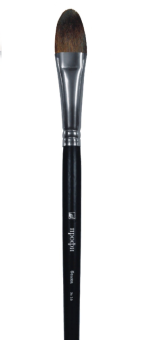 Кисть Альбатрос серии Профи, из волоса белки, овальная №16, длинная ручка