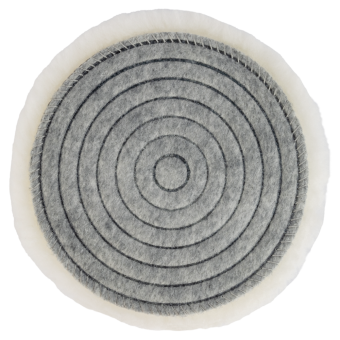 HANKO SHEEP 150 Жесткий полировальный диск из натуральной овчины, 150 x 25 мм