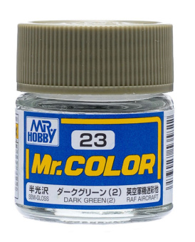 Mr. Hobby Краска 10 мл C23  DARK GREEN (2)