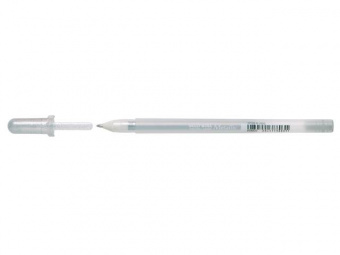 Ручка гелевая Sakura Metallic #553 серебряный