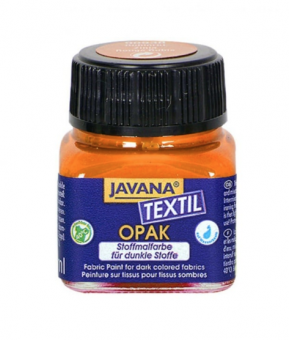 Нерастекающаяся краска по темным тканям C.Kreul Javana Tex Opak оранжевая 20 мл
