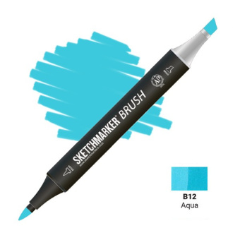 Маркер SKETCHMARKER Brush B12 Aqua