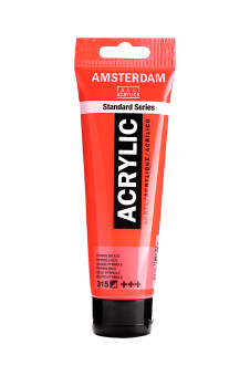 Краска акриловая Amsterdam туба 120 мл №315 Pyrrole red