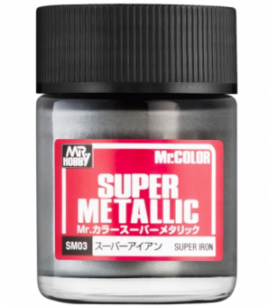Mr. Hobby Краска 18 мл SM03 SUPER IRON