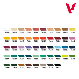 72183 Набор красок Vallejo Color BSL System Paint Set (48 цветов)