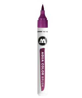 Маркер-кисть MOLOTOW Aqua Color Brush 1-4 мм purple 010 (пурпурный)