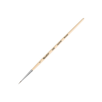 Кисть Roubloff серии 1450 №1, белка, круглая с наполненной вершинкой, короткая ручка