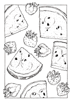 Sketchmarker Книга-раскраска на акварельной бумаге CITRUS